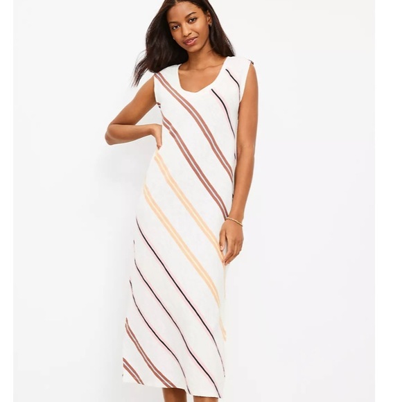 NWT LOU & GREY FOR LOFT
SOFTSERVE SLUB MIDI TEE DRESS - Picture 8 of 8